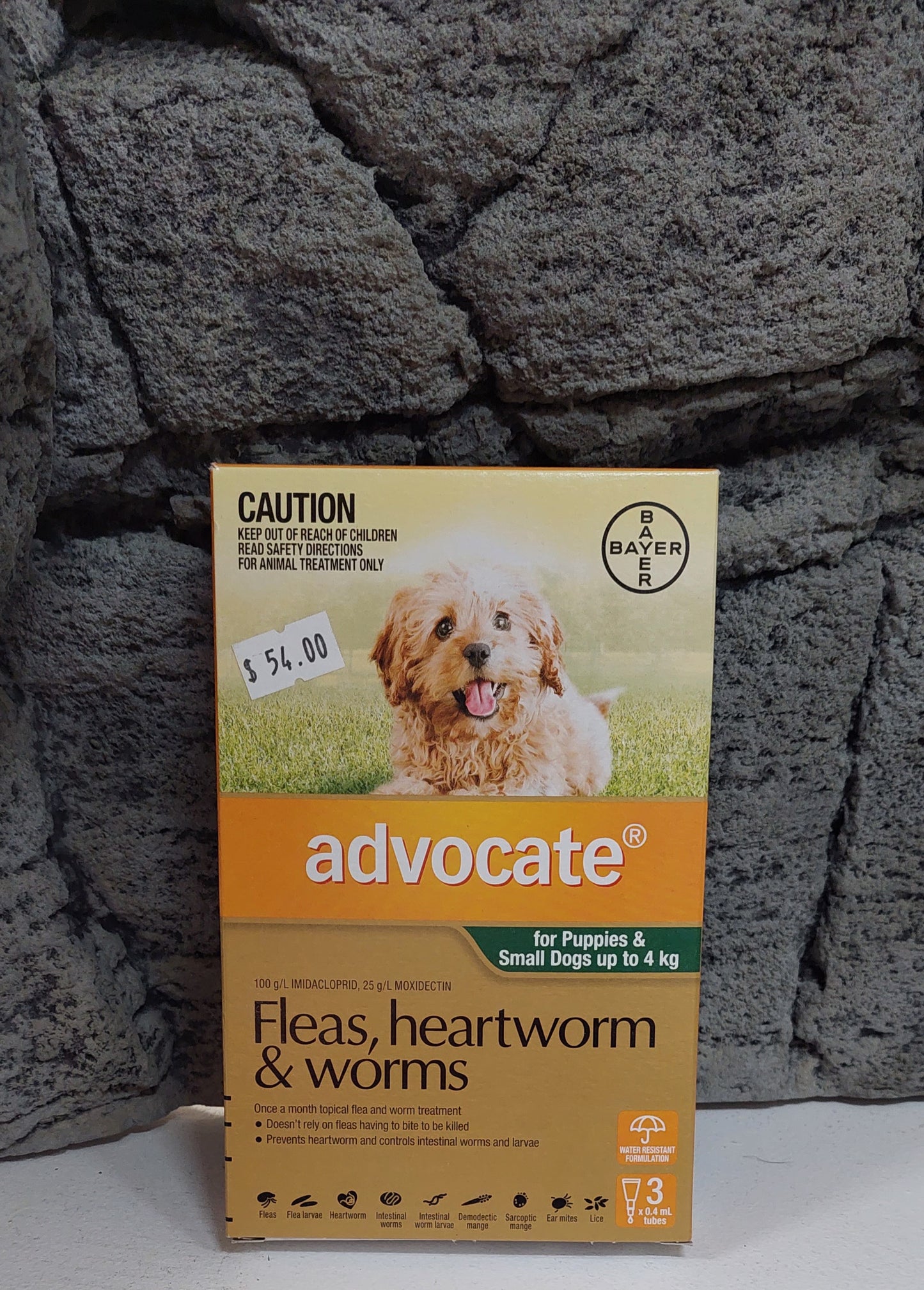 Advocate for dogs (fleas,heartworm &worms)