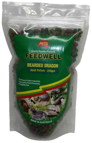 Juvenile bearded dragon pellets 220g